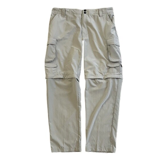 Triple Nickel Convertible Hiking Cargo Pants Mens Size‎ Large Pockets Waterproof - Picture 1 of 15